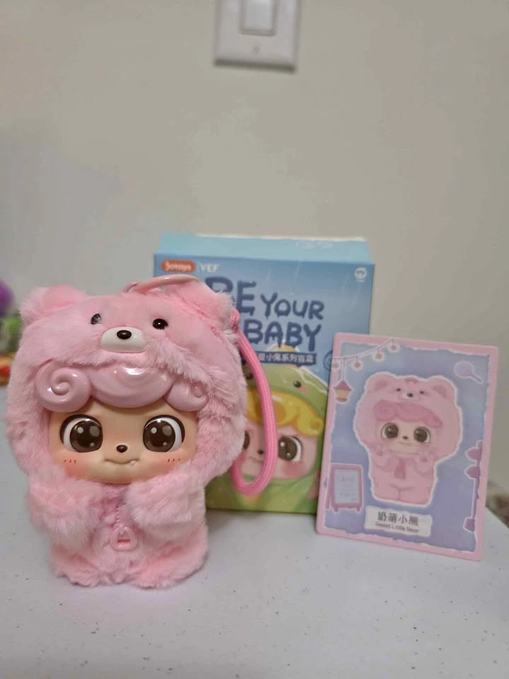 Q Kid Pink Sweet Little Bear Figure Pendant blind box