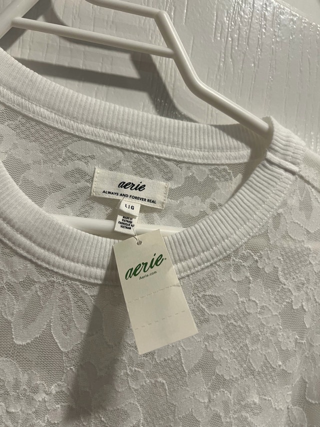 Aerie Lace Long Sleeve Top - photo 2