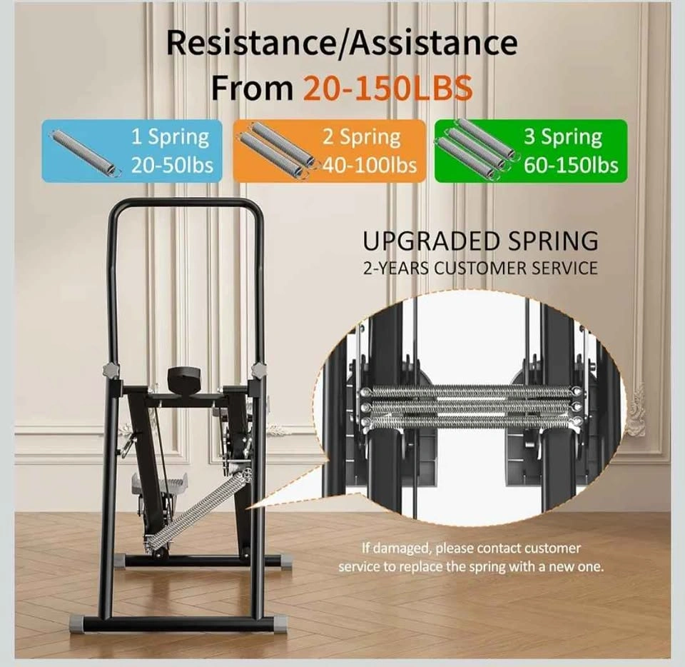 Stair Stepper Resistance Adjustable Folding Vertical Climber - photo 2