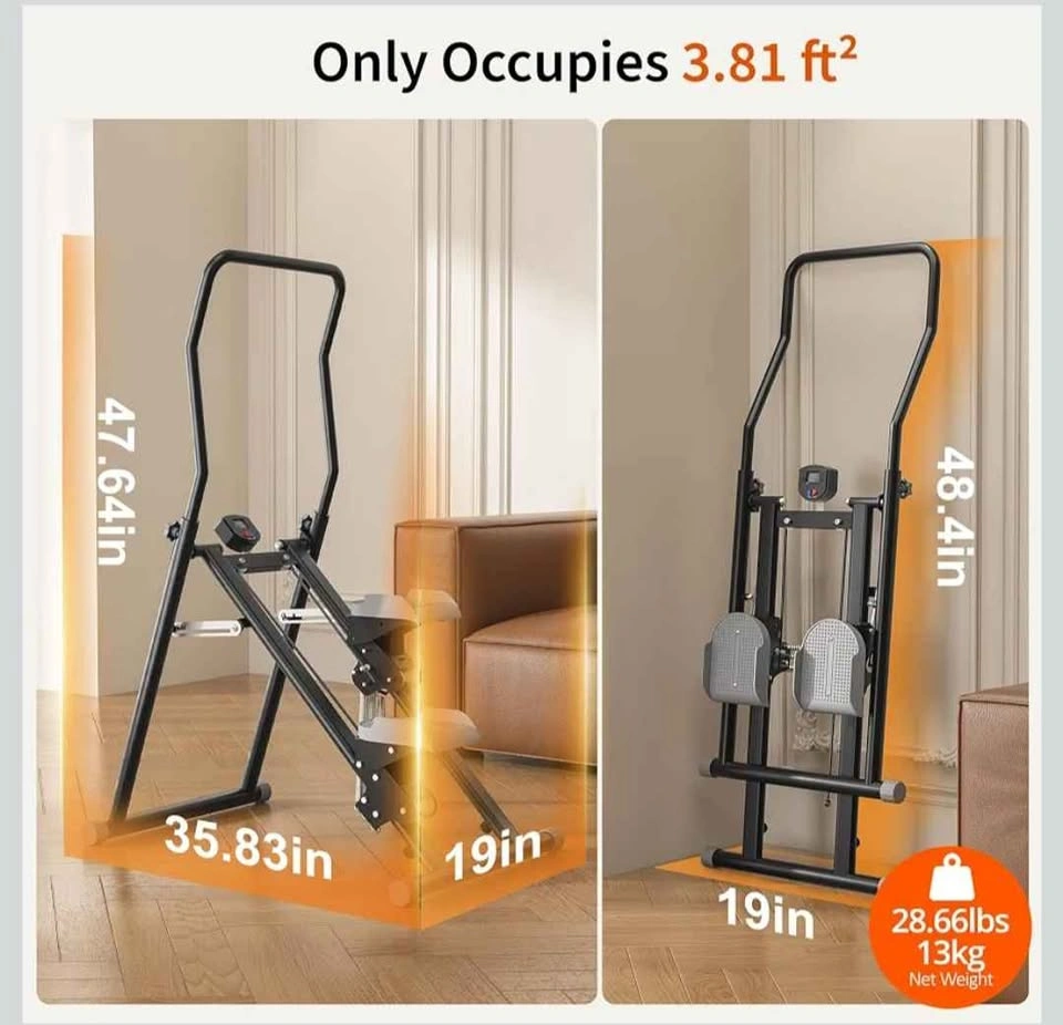Stair Stepper Resistance Adjustable Folding Vertical Climber - photo 4