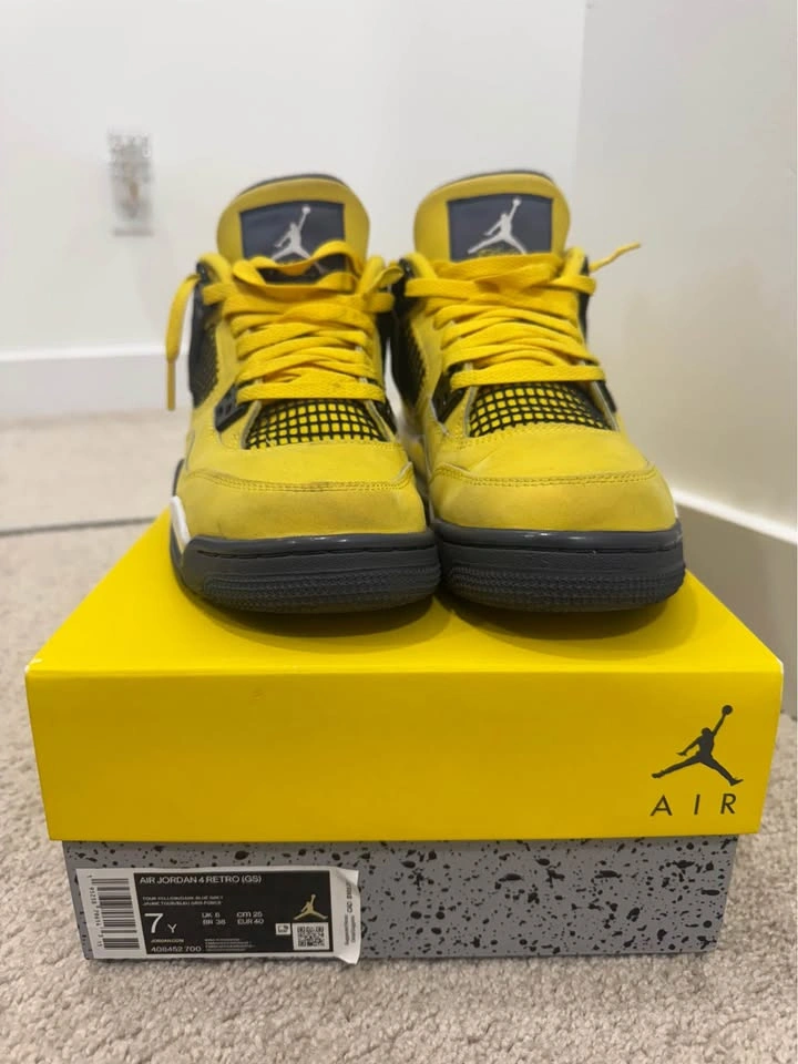 Yellow Lightning 4s Youth - photo 5