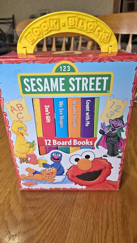 Sesame Street: My First Library 12-board book block set