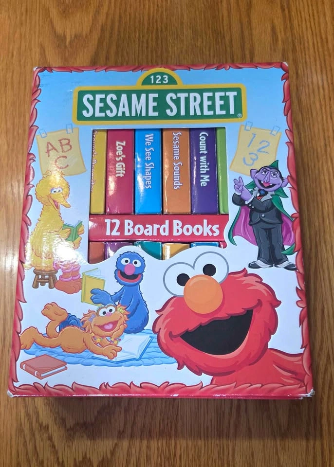 Sesame Street: My First Library 12-board book block set - photo 2