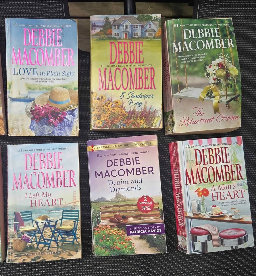 ten paperback romance novels authored by Debbie Macomber - photo 2