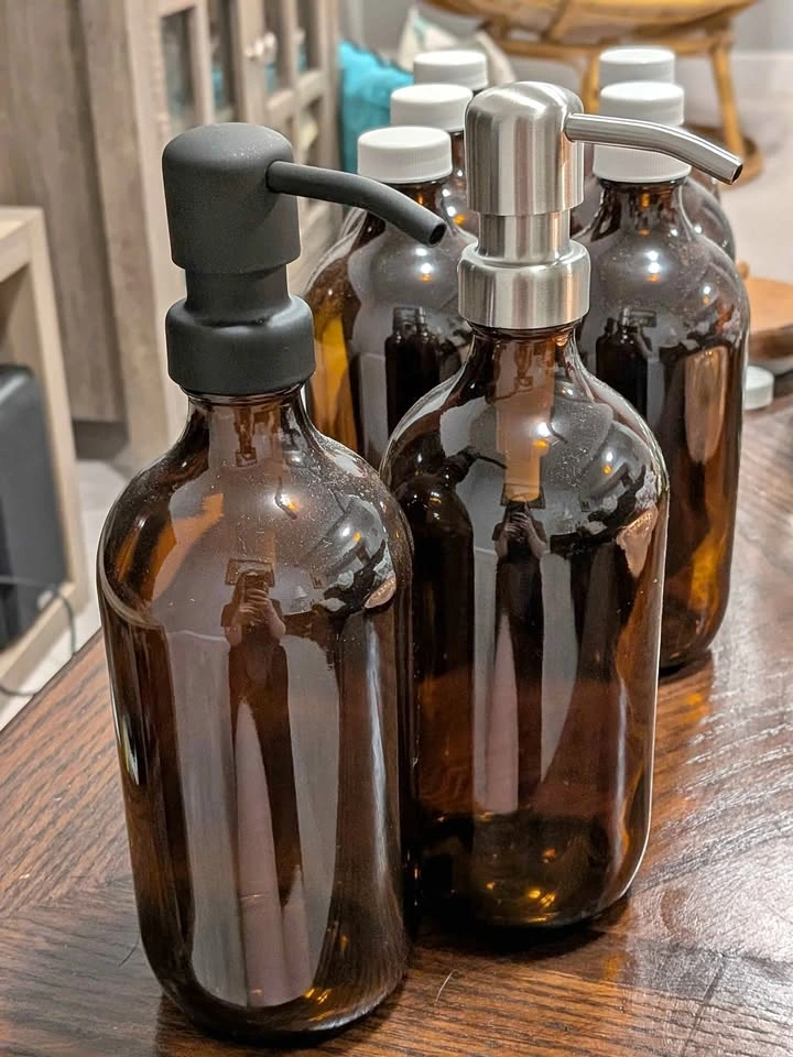 Stainless steel soap pumps