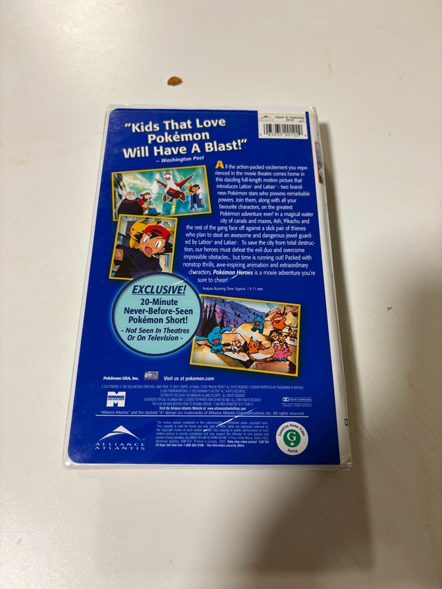 Pokemon Heroes (VHS tape) - photo 2