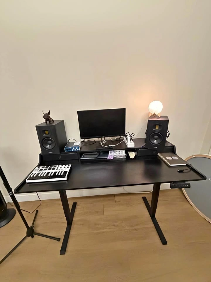 Electric Standing Desk with Drawers