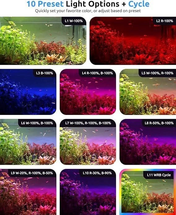 SEAOURA SR-653 WRB Aquarium Light – Full Spectrum, Timer - photo 2