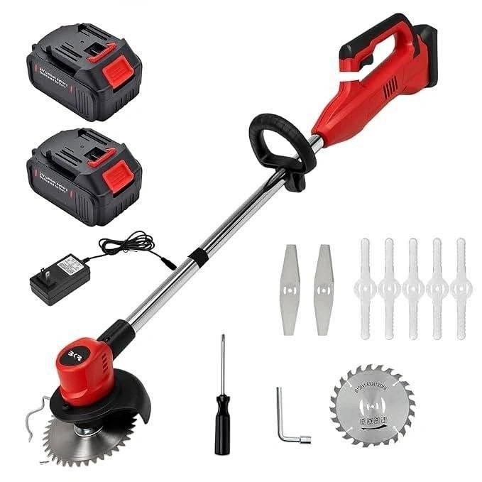 HT-902 20V Lithium Cordless Brush Cutter – Grass & Weed Trimmer