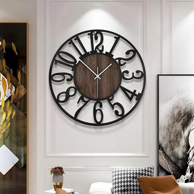 50 cm Decorative Roman Numeral Wall Clock - photo 2