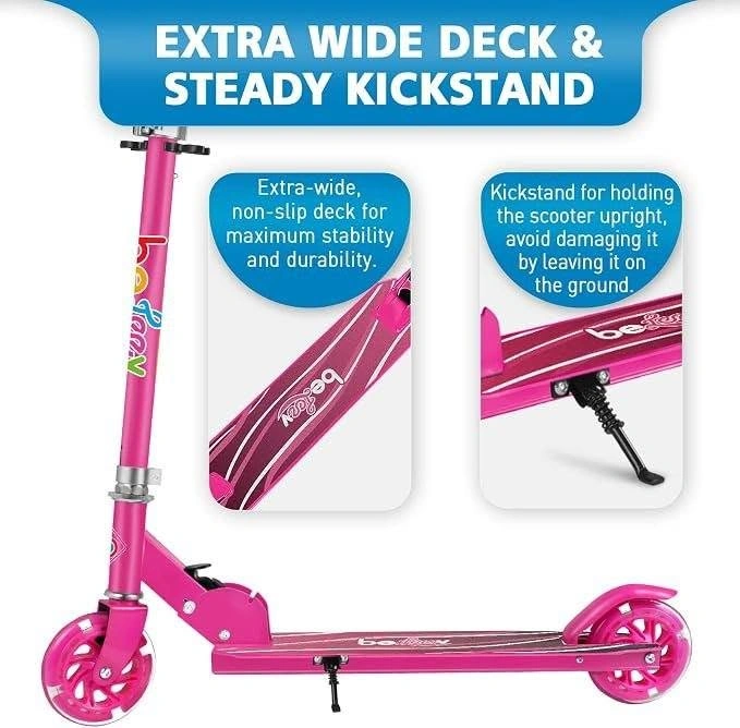 BELEEV V1 Kids Kick Scooter – LED Wheels, Adjustable Handlebar - photo 2