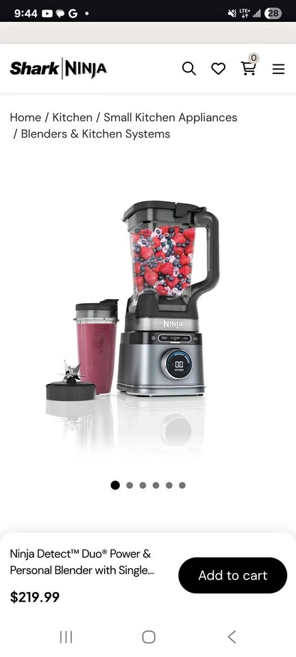 Ninja Detect Duo Power Blender