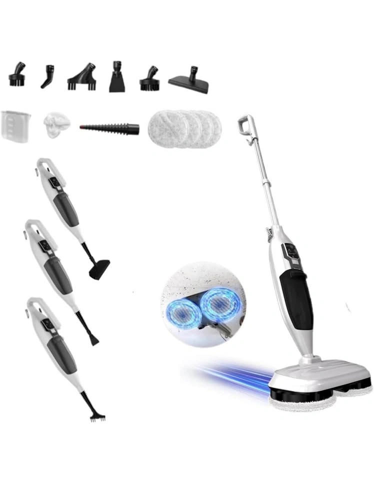 Steam Mop with 13 Accessories
