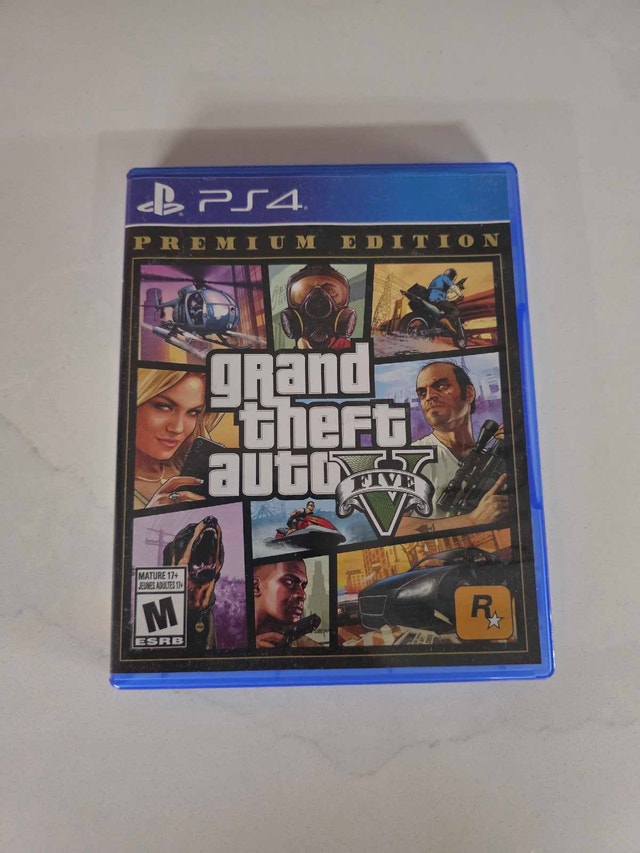 Grand Theft Auto V 5 PlayStation 4 Premium Edition