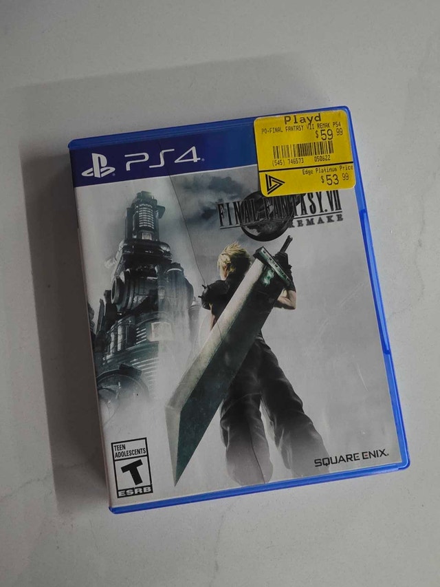 Final Fantasy VII 7 Remake PlayStation 4