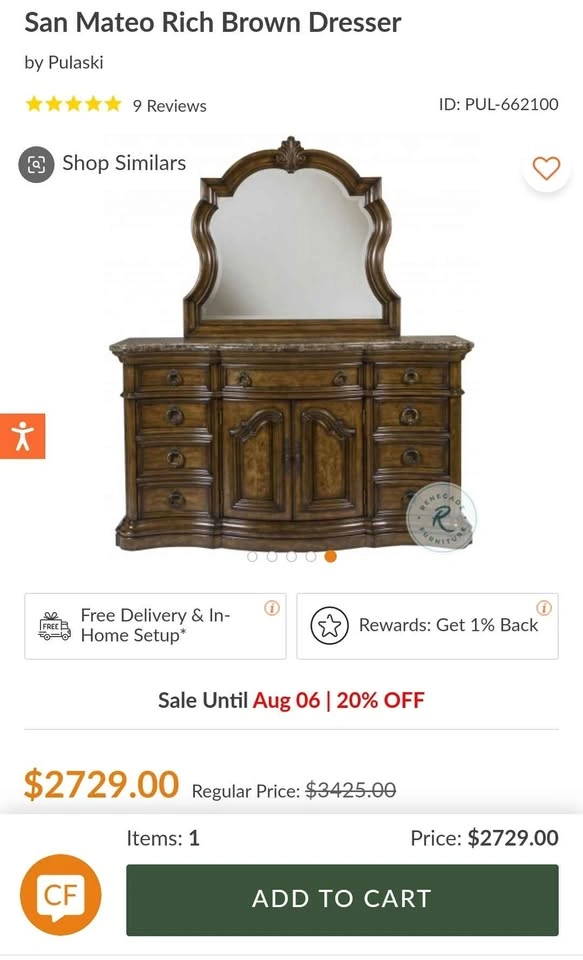 Pulaski San Mateo Dresser - photo 4