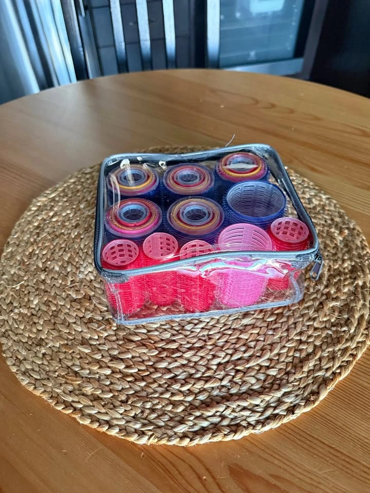 Velcro Hair Roller Set with Carrying Case