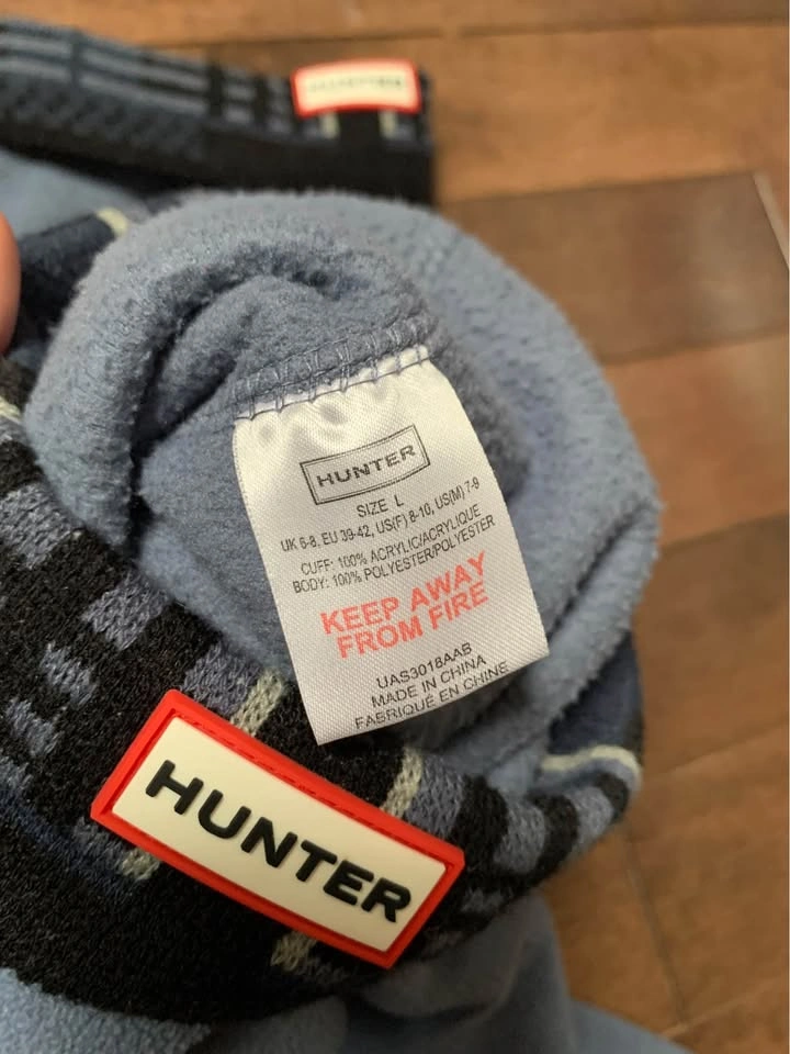 Hunter Fleece Boot Socks - Size L - photo 3
