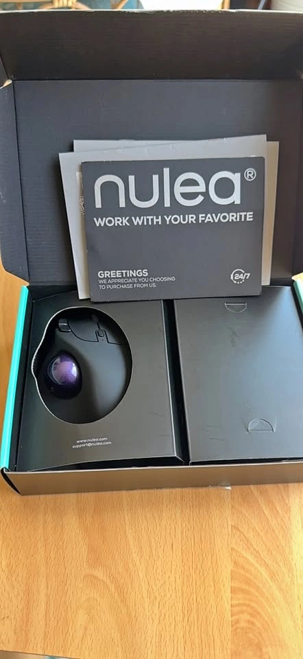 Nulea Wireless Trackball Mouse with Tilt Stand M511