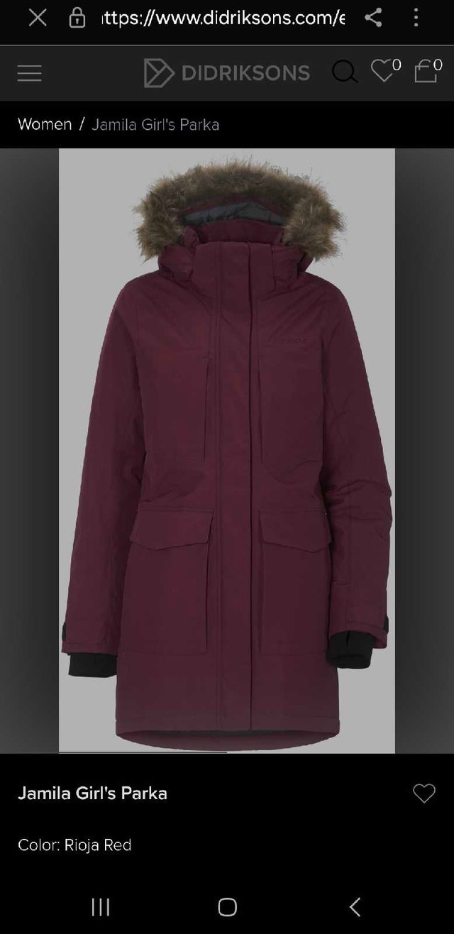 Brand new Didriksons jacket
