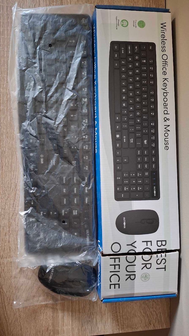 new unused wireless office keyboard and mouse combo by Ultr - photo 5