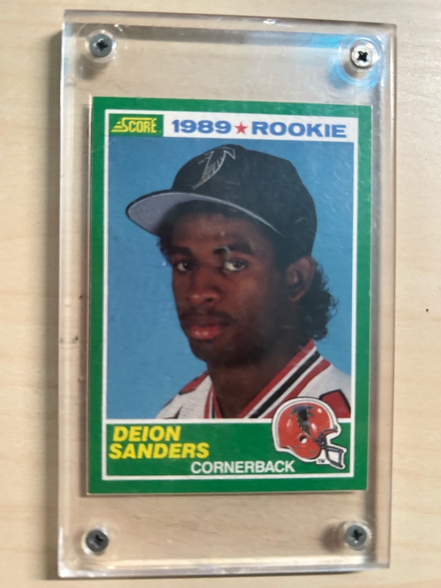 Score Deion Sanders Rookie Card