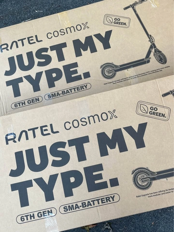 Used E-Scooter: Ratel Cosmo S with Suspension & Folding - photo 5