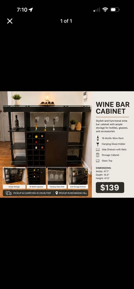Bar cabinet