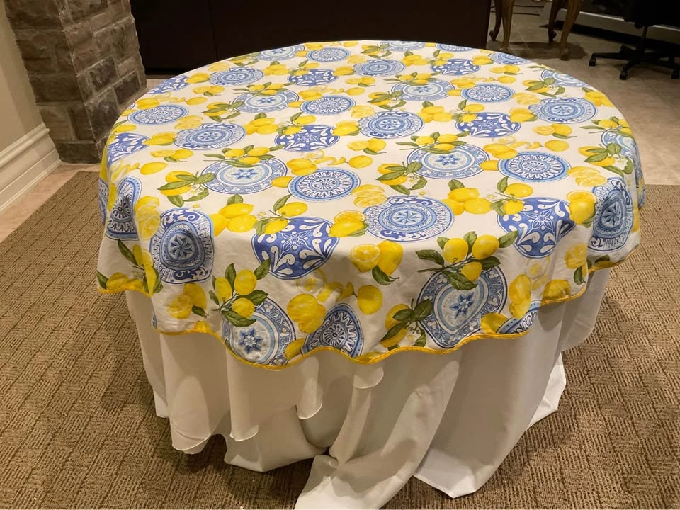 Table Cloth Amalfi Vibes Round 70” Made In Italy - photo 2