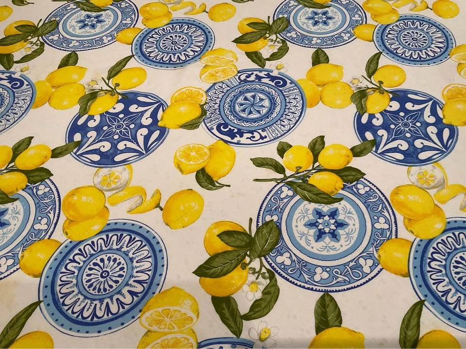 Table Cloth Amalfi Vibes Round 70” Made In Italy - photo 3
