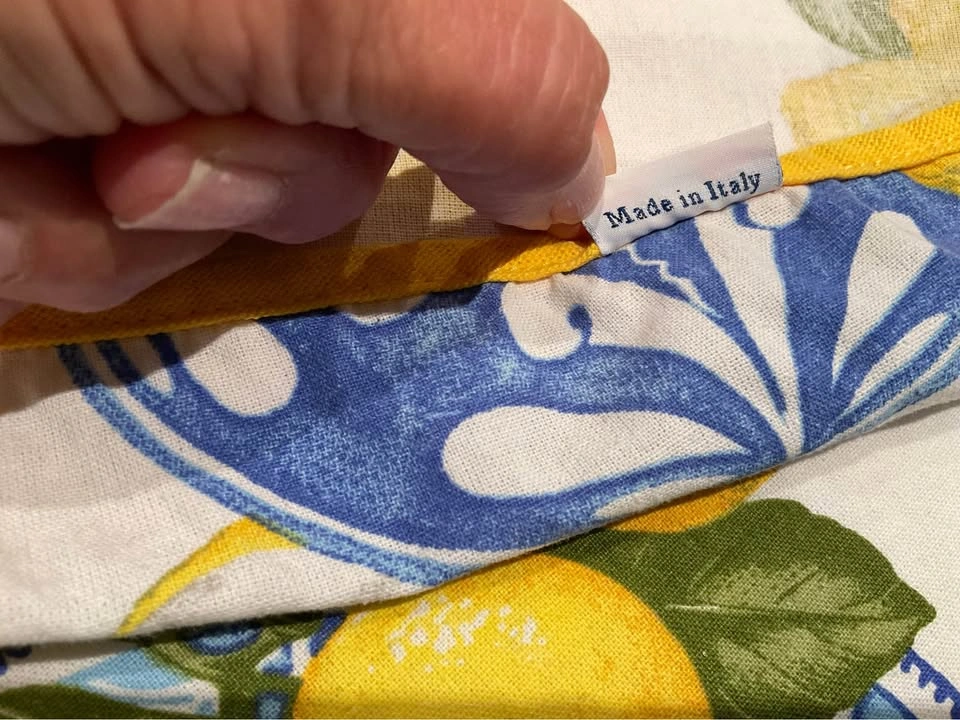 Table Cloth Amalfi Vibes Round 70” Made In Italy - photo 4