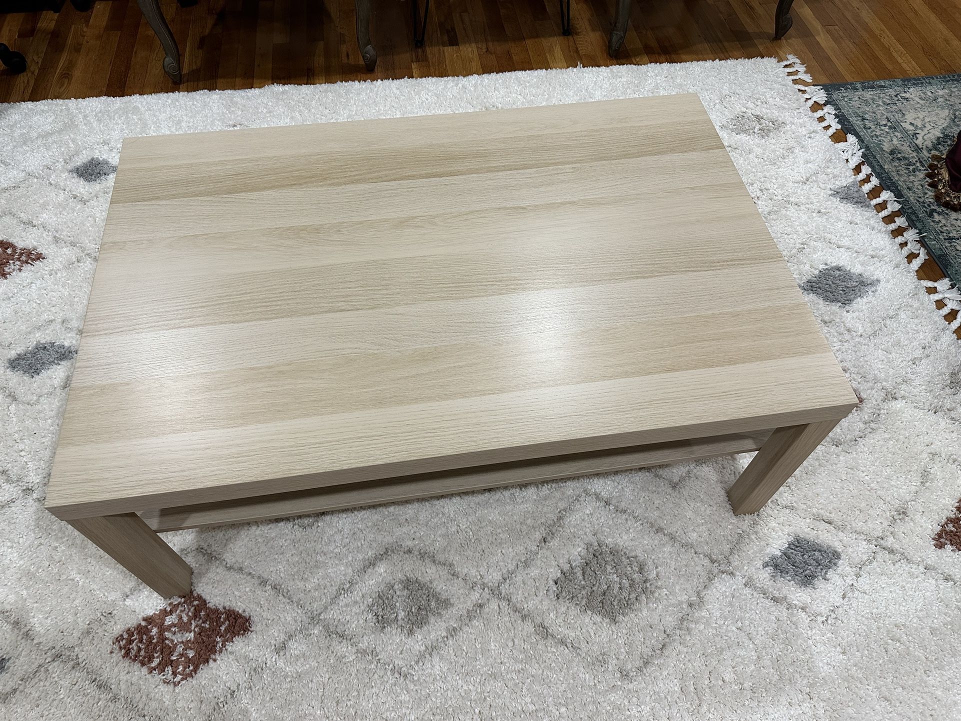 IKEA Coffee table, white stained oak effect - photo 3