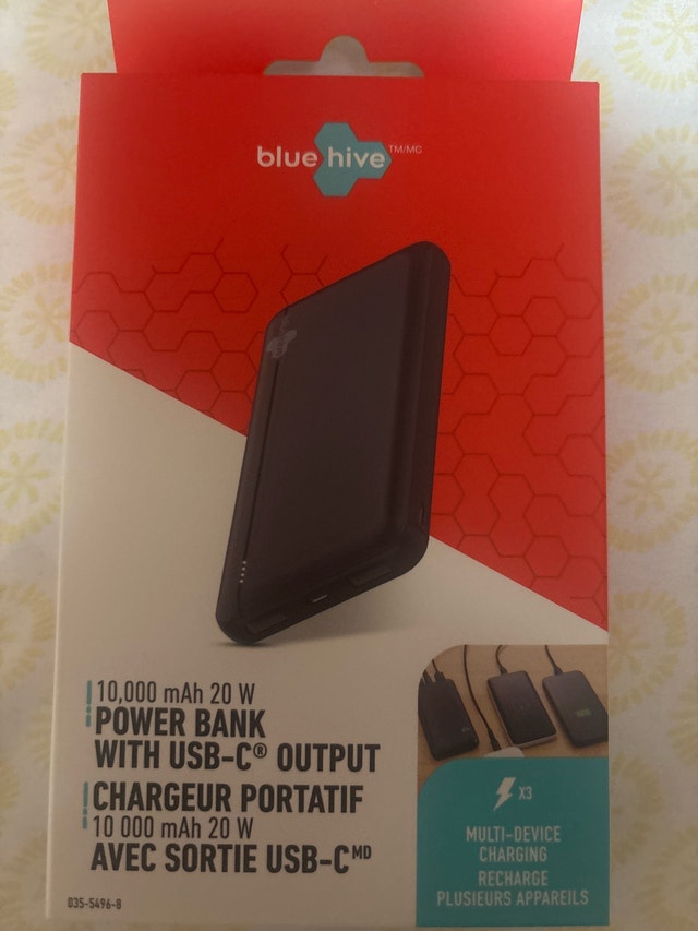 Blue Hive 10,000 mAh Power Bank