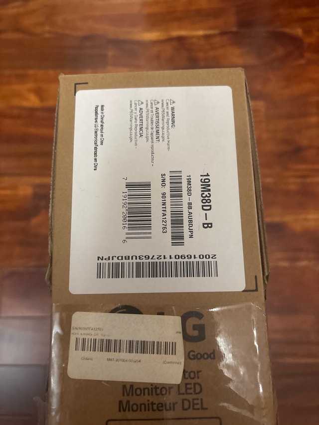 New LG 19M38 LED Monitor - photo 2