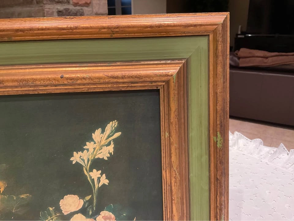 Print Vintage Replica “ Fruits & Flowers” By Caravaggio - photo 3