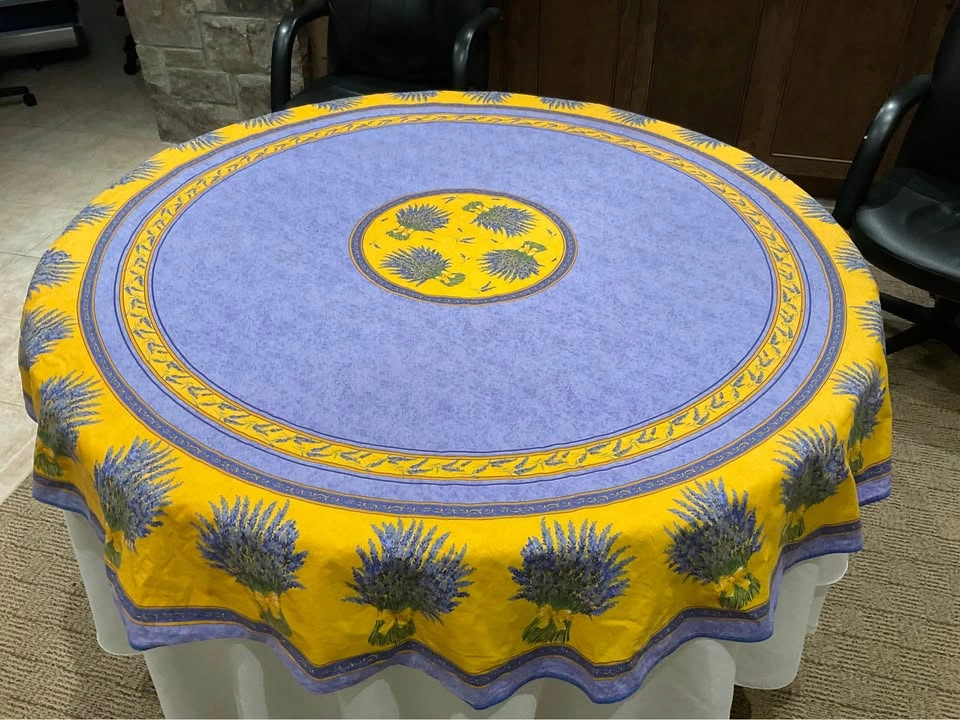 Table Cloth French Provence Made In France Round 67” - photo 2