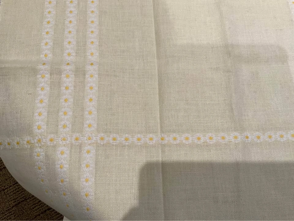 Table Cloth Vintage European Linen NEVER USED - photo 2