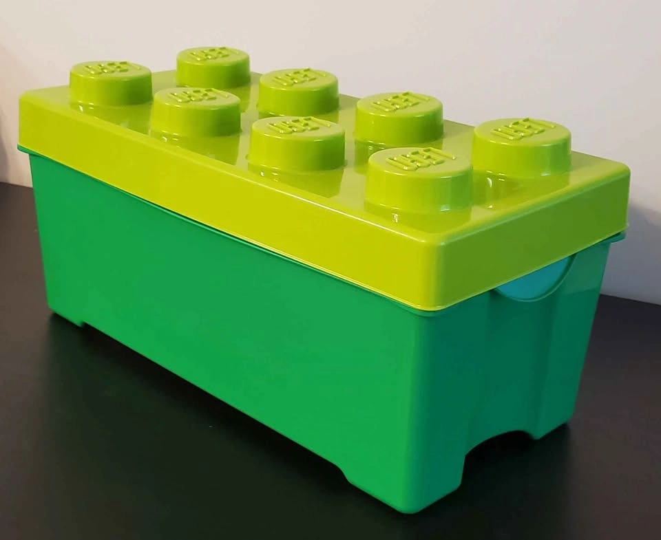Collectible 2012 Lego Storage Bin filled with Lego/Duplo - photo 4