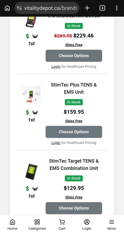 StimTec Prime Professional Electrotherapy Pain Device - photo 3