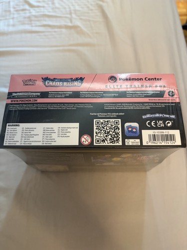 pokemon chaos rising pokemon center etb