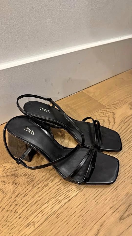 Zara black heels
