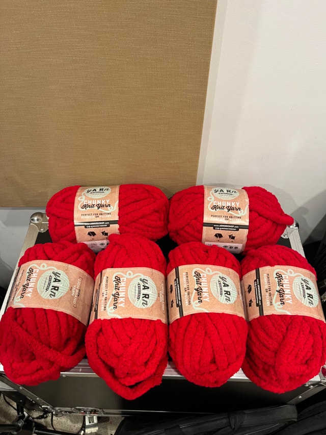 Yarn Workshop New Red Chunky Yarn