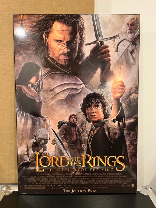 The Lord Of The Rings The Return Of The King Hardboard Poster
