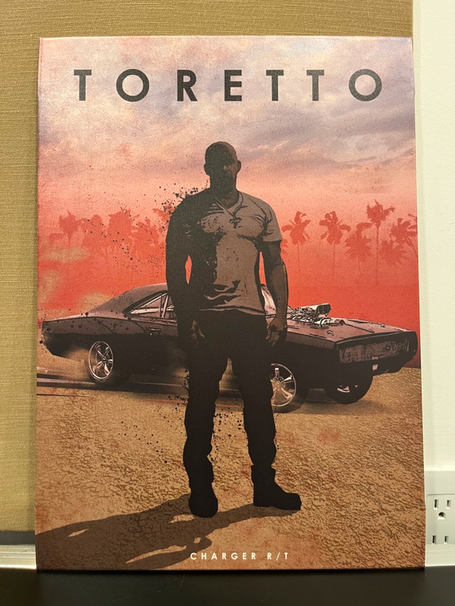 Displate Fast & Furious Toretto Dodge Charger R/T