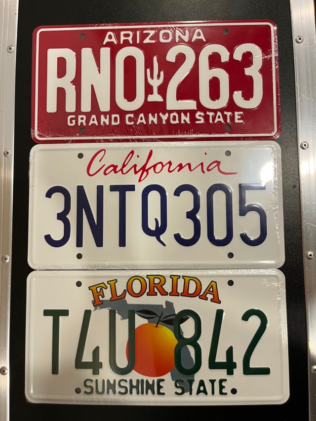 Fast & Furious Licence Plate Collection