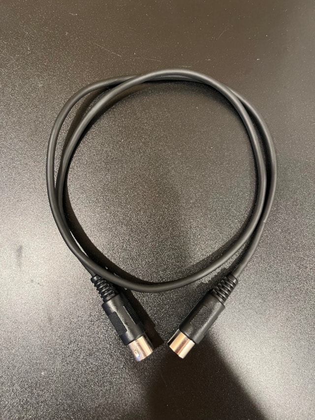 3 Foot 5 pin Midi Cable