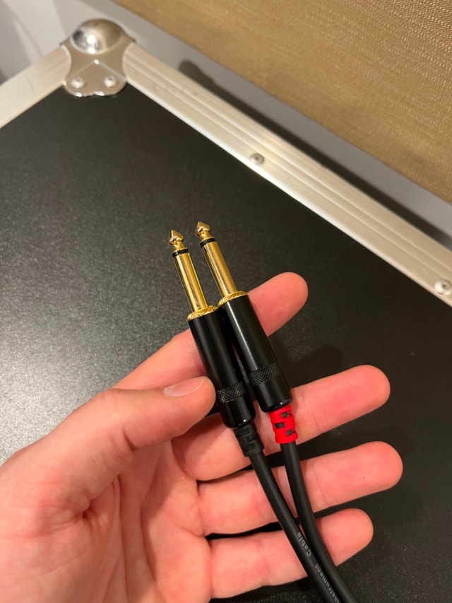 1/4 Inch TRS To Dual 1/4 Inch 6 Foot Insert Cable - photo 2