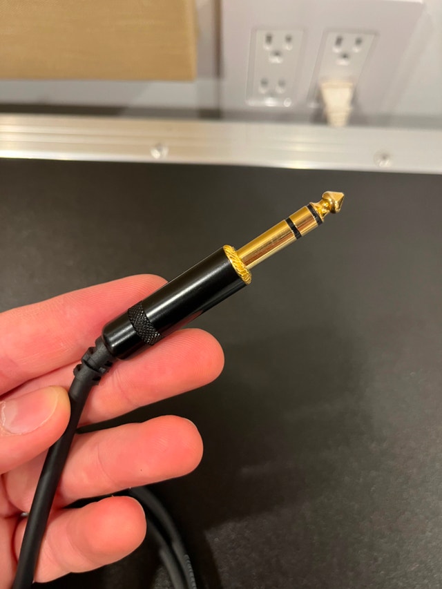 1/4 Inch TRS To Dual 1/4 Inch 6 Foot Insert Cable - photo 3