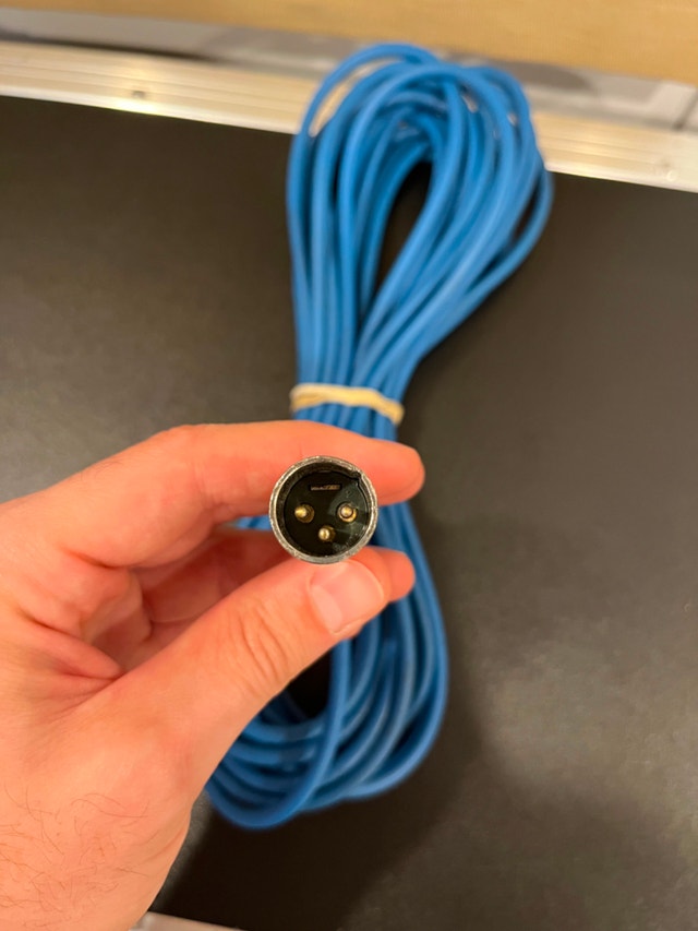 Blue 30 Foot XLR Cable - photo 2