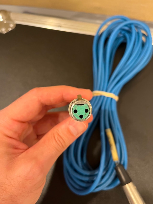 Blue 30 Foot XLR Cable - photo 3
